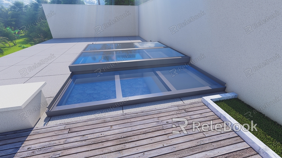 Xiaoshan villa lighting well translation skylight model