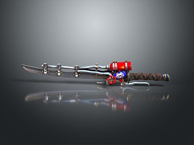 Final Fantasy Big Swords Final Fantasy Weapon Knife Magic Knife Weapon Cold Weapon Realistic 3d model