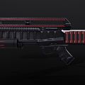 Modern Science Fiction Rifle Modern Gun Firearms Weapon Rifle Submachine Gun War Military World War II Ammunition Toy Gun Science Fiction 3d model