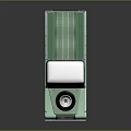 Vintage Green Pickup Truck With White Roof Spare Tire Round Headlights And Open Bed