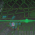 Aerial Planning Of Urban High Rise Residential Complex With Green Spaces And Road Networks