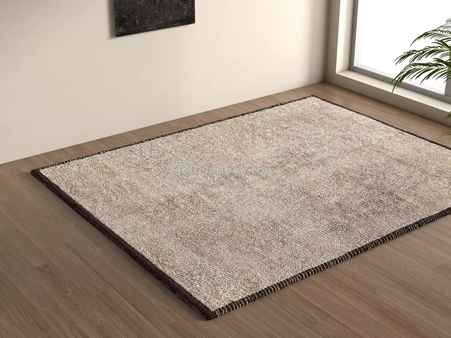 Middle Modern Carpet Plush Carpet Fabric Carpet Living Room Carpet Office Carpet 3d model