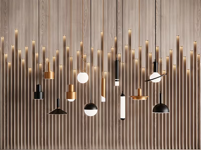 Pendant lamp Metal lamp Round lamp 3d model