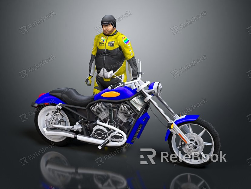 Modern motorcycle two-wheeled motorcycle off-road motorcycle road racing motorcycle model