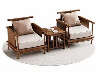 Leisure sofa combination 3d model