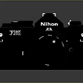 DSLR Camera Card Machine Digital Camera Digital Camera Photographic Equipment 3d model