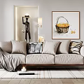 Modern Multiplayer Sofa 3d model