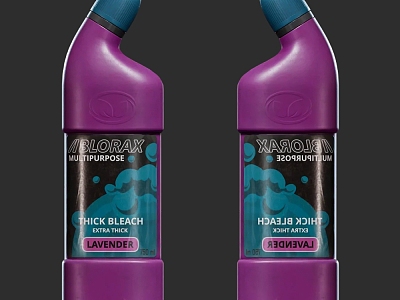 Modern Bleach Realistic Bleach Bottle model