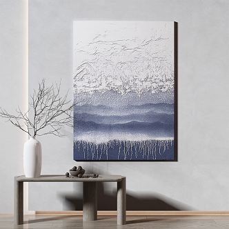 Modern Decorative Painting Hanging Painting 3d model