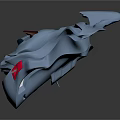 Sleek 3D Product Casing Design With Light Blue Body Red Accents And Dark Panel
