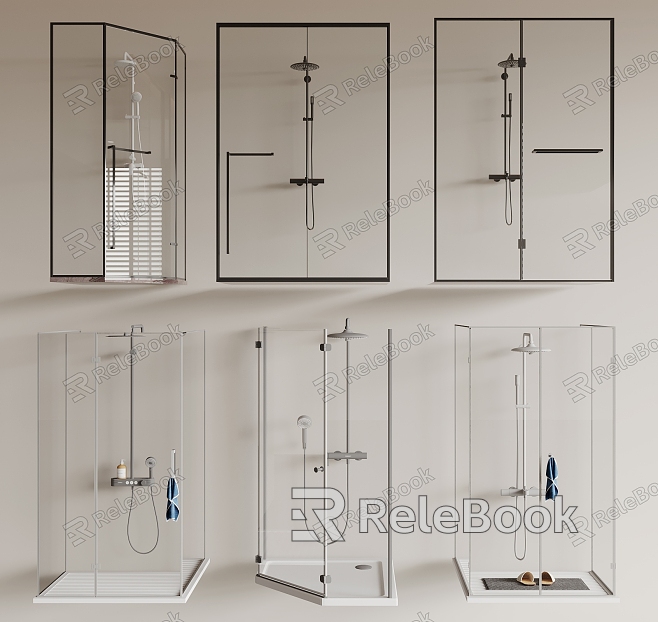 Shower Shower Partition Shower model