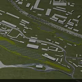 Birds Eye View Planning of Urban Layout With Green Spaces and Buildings
