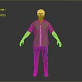 Man In Green Shirt Blue Jeans And Beige Shoes Standing