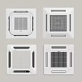 Ceiling type central air conditioning combination 3d model