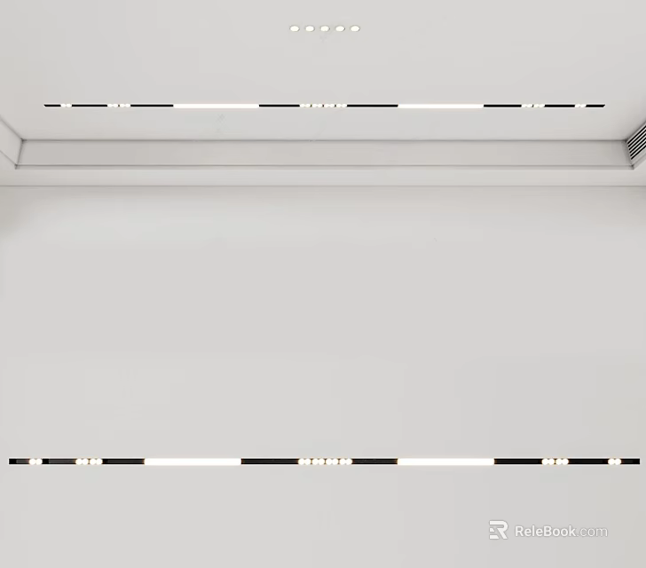Modern Recessed Ceiling Downlights and Spotlights for Interior Lighting Design 3d model