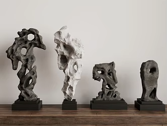 New Chinese Style Taihu Stone 3d model