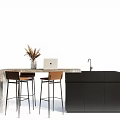 Bar Counter Combination Island Counter 3d model