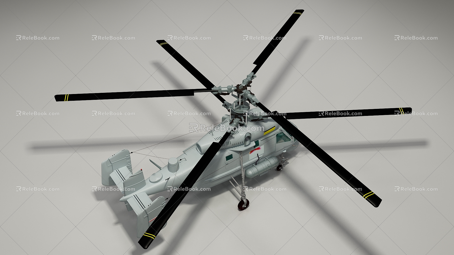 Modern Helicopter 3d model