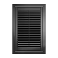 Modern Black Window Blinds with Sleek Design for Interior Light Control 3d model