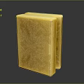 Yellow Textured Sponge Blocks Stacked As Practical Household Cleaning Tool For Daily Use 3d model