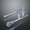 Durable Hardware Tools Set Including Socket Wrench Extension Bar And Sockets