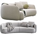 Modern Multiplayer Sofa Sofa Combination 3d model