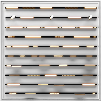 Modern Recessed LED Downlights And Spotlights With Various Design Styles 3d model