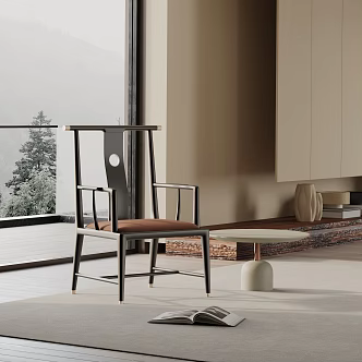 modern leisure chair 3d model