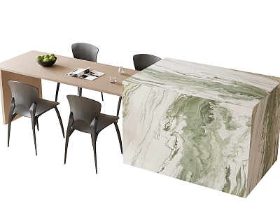 Modern Dining Table Chair Combination Dining Table Chair model