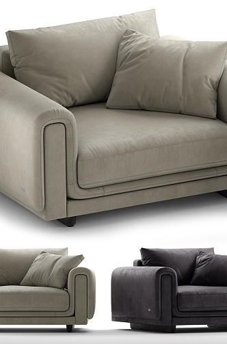 Single Sofa 3d model