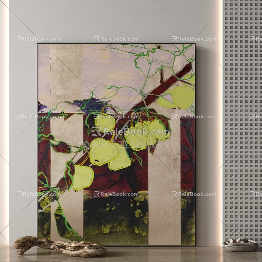 American decorative painting 3d model