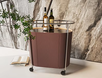 Modern Wine Cabinet 3d model Modern Wine Cabinet 3d model