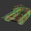 Industrial LOFT Tank World War II Tank World War I Tank Heavy Tank Tracked Tank Tracked Vehicle German Tank 3d model