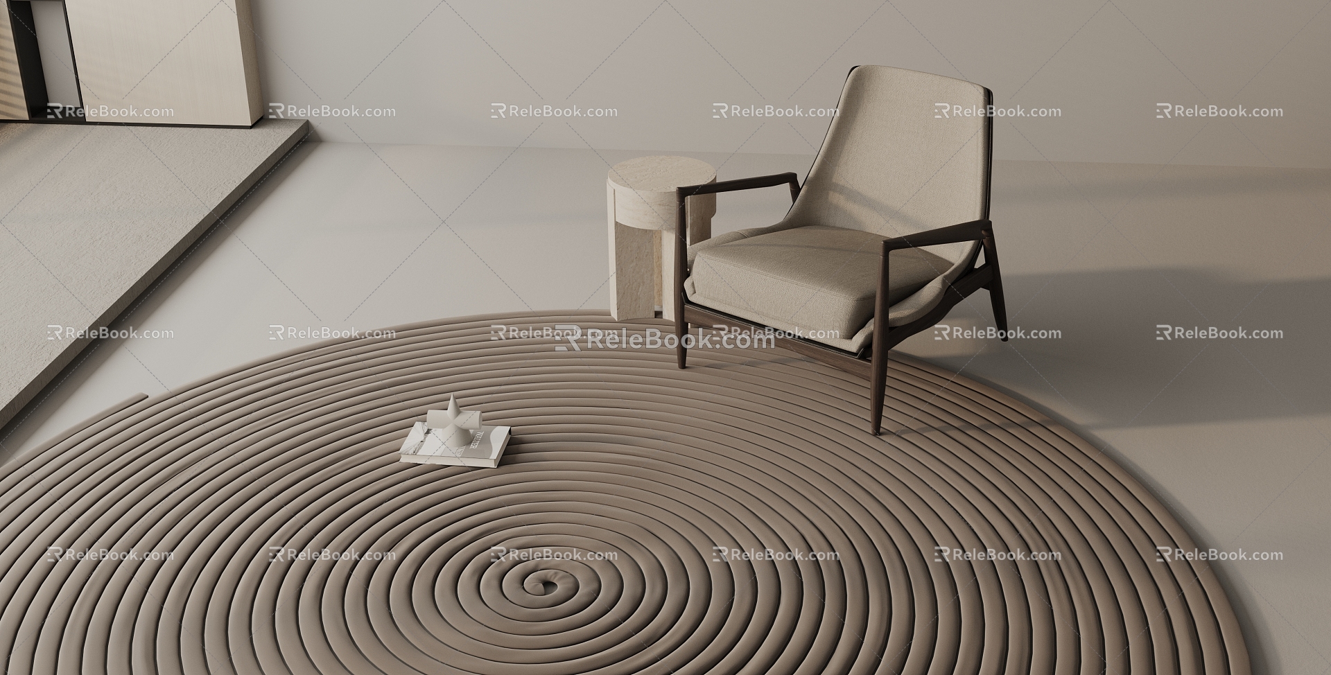 Modern Round Carpet Carpet model