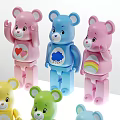 Colorful Care Bears Stuffed Toys With Heart Cloud Rainbow Sun Clover Moon Designs