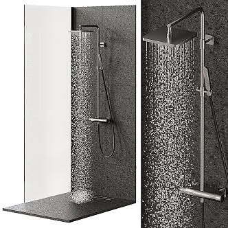 Modern Shower 3d model