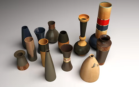 New Chinese Jar Crafts 3d model