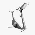 Modern Stationary Bike With Digital Display And Adjustable Seat For Home Gym