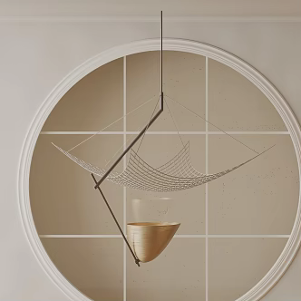 Modern chandelier 3d model