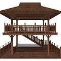 New Chinese Watchtower 3d model