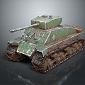 INDUSTRIAL LOFT TANKS MILITARY VEHICLES 3d model