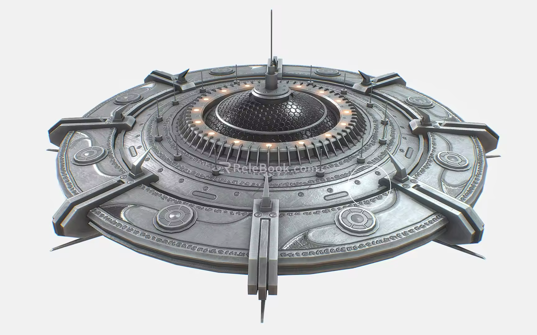 UFO flying saucer spaceship alien spaceship 3d model
