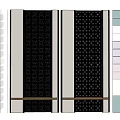 Modern Room Dividers With Glass Panels Geometric Patterns And Wooden Shelves