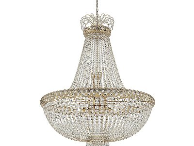 vintage chandelier sferon asfour swarovski 3d model