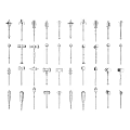 Modern mace cold weapon Thor's hammer weapon toy weapon ancient weapon 3d model