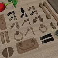 New Chinese Handler Combination 3d model