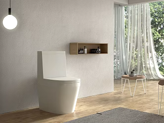 Modern toilet 3d model