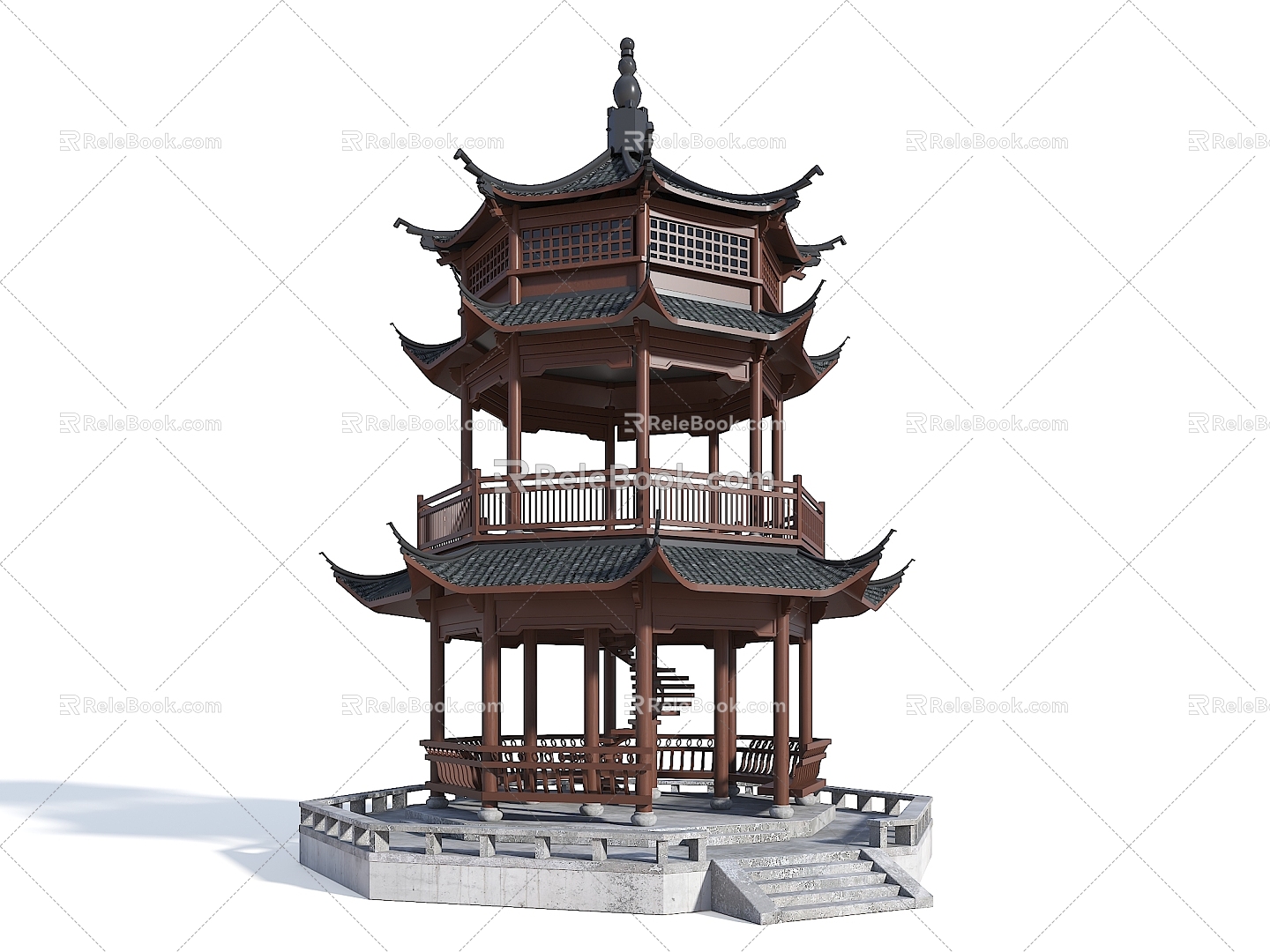 Landscape Pavilion Landscape Pavilion Three-storey Landscape Pavilion Two-storey Landscape Pavilion Ancient Pavilion Ancient Pavilion Garden Pavilion 3d model