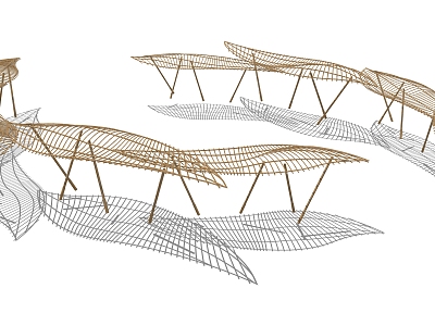 Modern gallery structure model