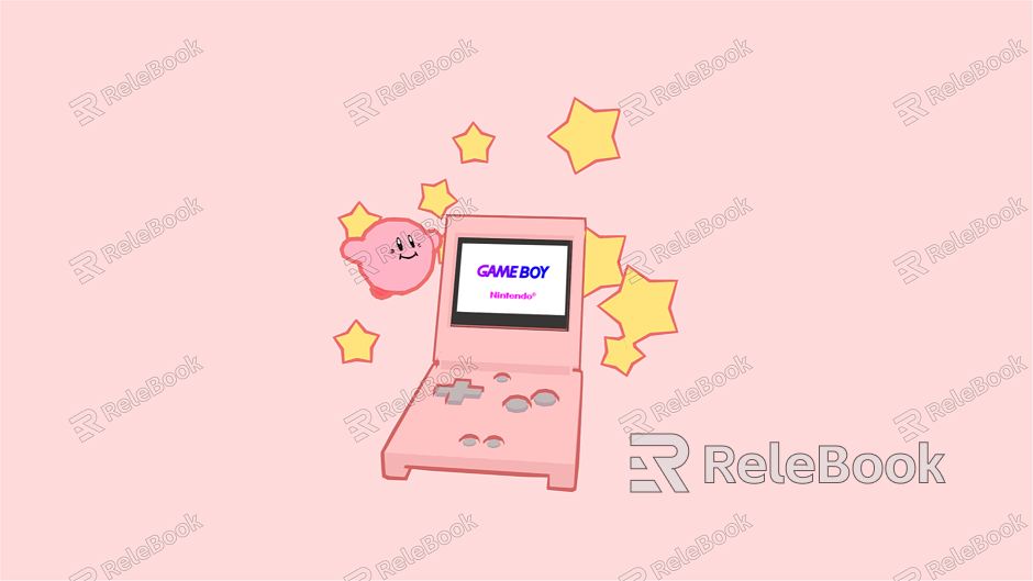 Modern game machine cartoon game machine model